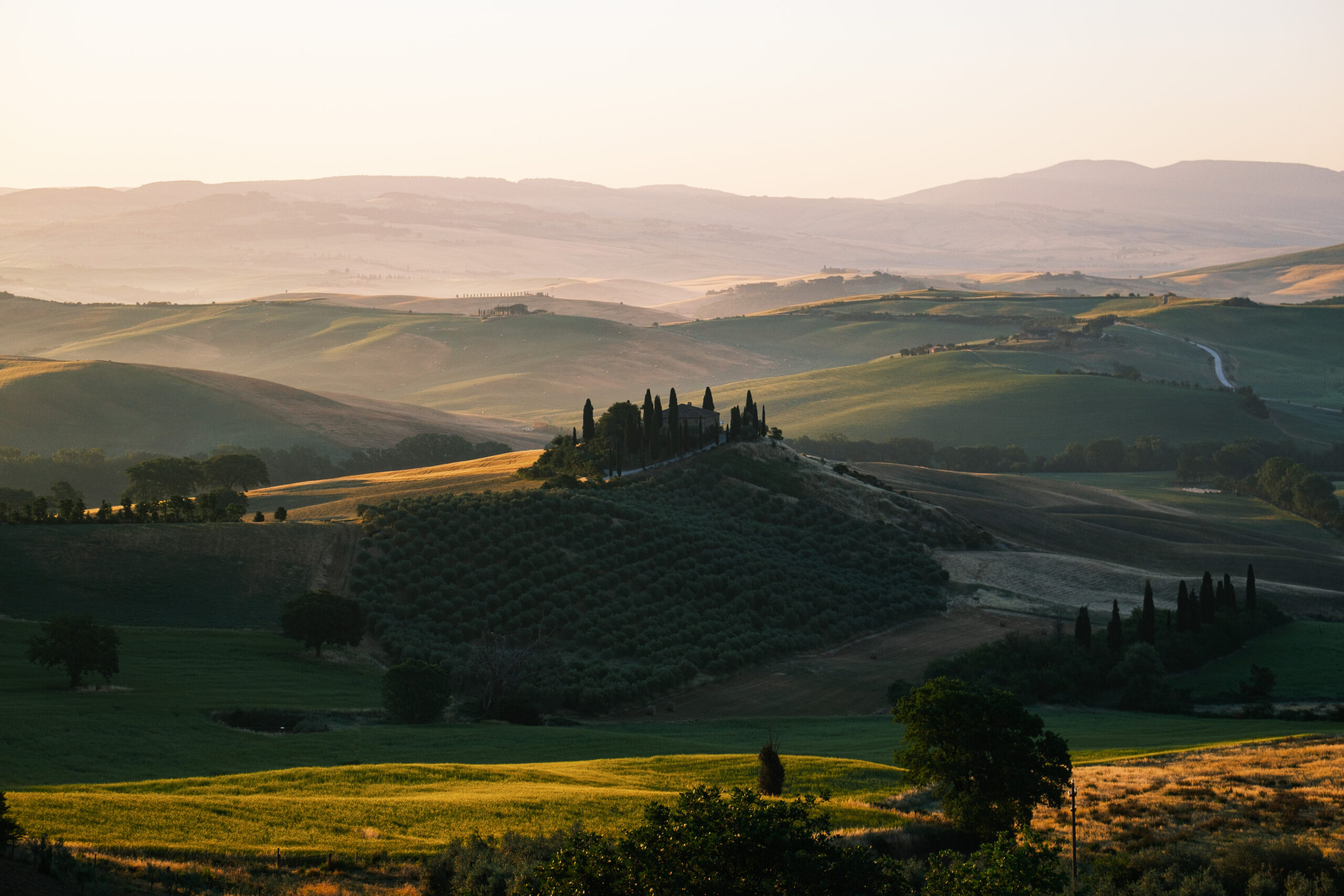 Tuscan landscape by Alex Bartok