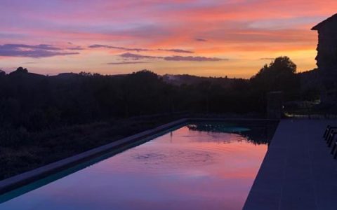 piscina-tramonto